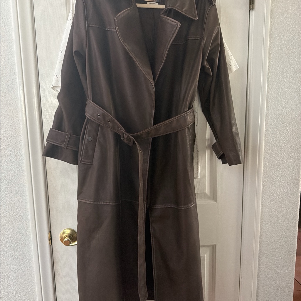 Abercrombie & Fitch Dark Brown Trench Coat